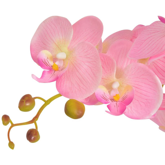 Orchidea Rosa Artificiale 75 cm - Soggiorno - 2