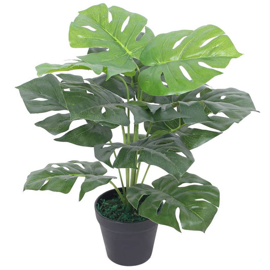 Pianta Artificiale di Monstera in Vaso 45 cm - Soggiorno - 1