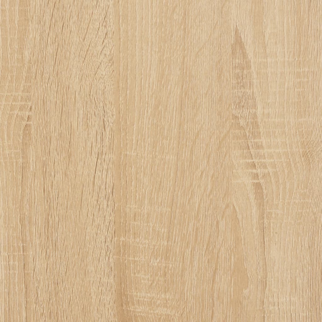 Armadio Rovere Sonoma con Ripiani e Ruote