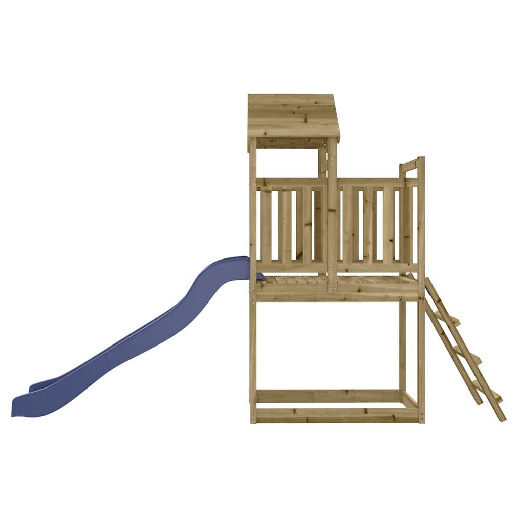 Set da Gioco in Legno per Bambini con Scivolo, Scaletta e Sabbiera