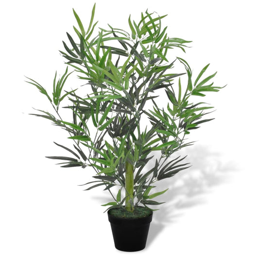 Albero di Bambù Artificiale in Vaso 80 cm - Soggiorno - 1